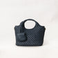 Artisan Sophia Basket Bag - Charcoal Black