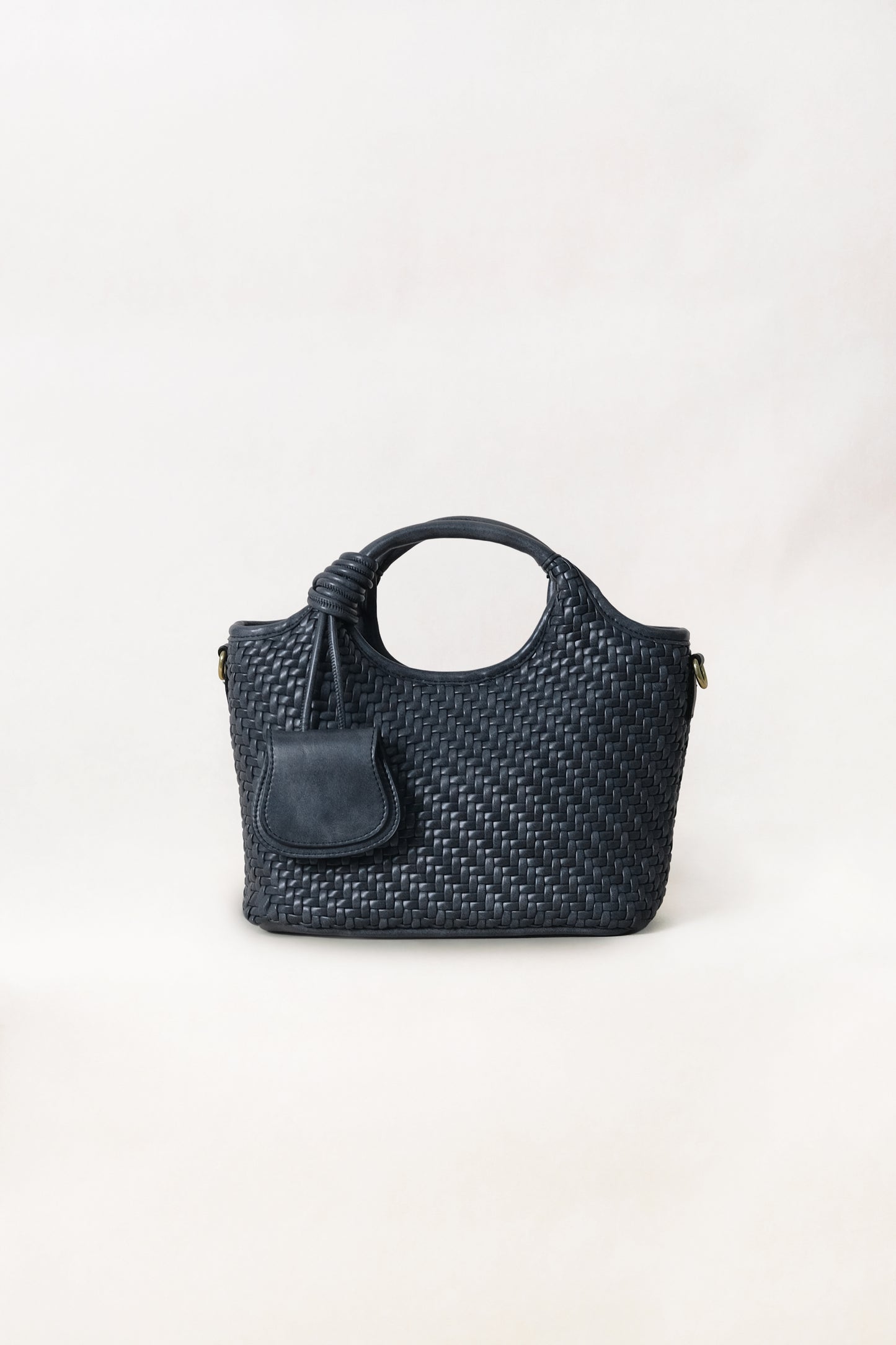 Artisan Sophia Basket Bag - Charcoal Black