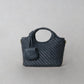Artisan Sophia Basket Bag - Charcoal Black
