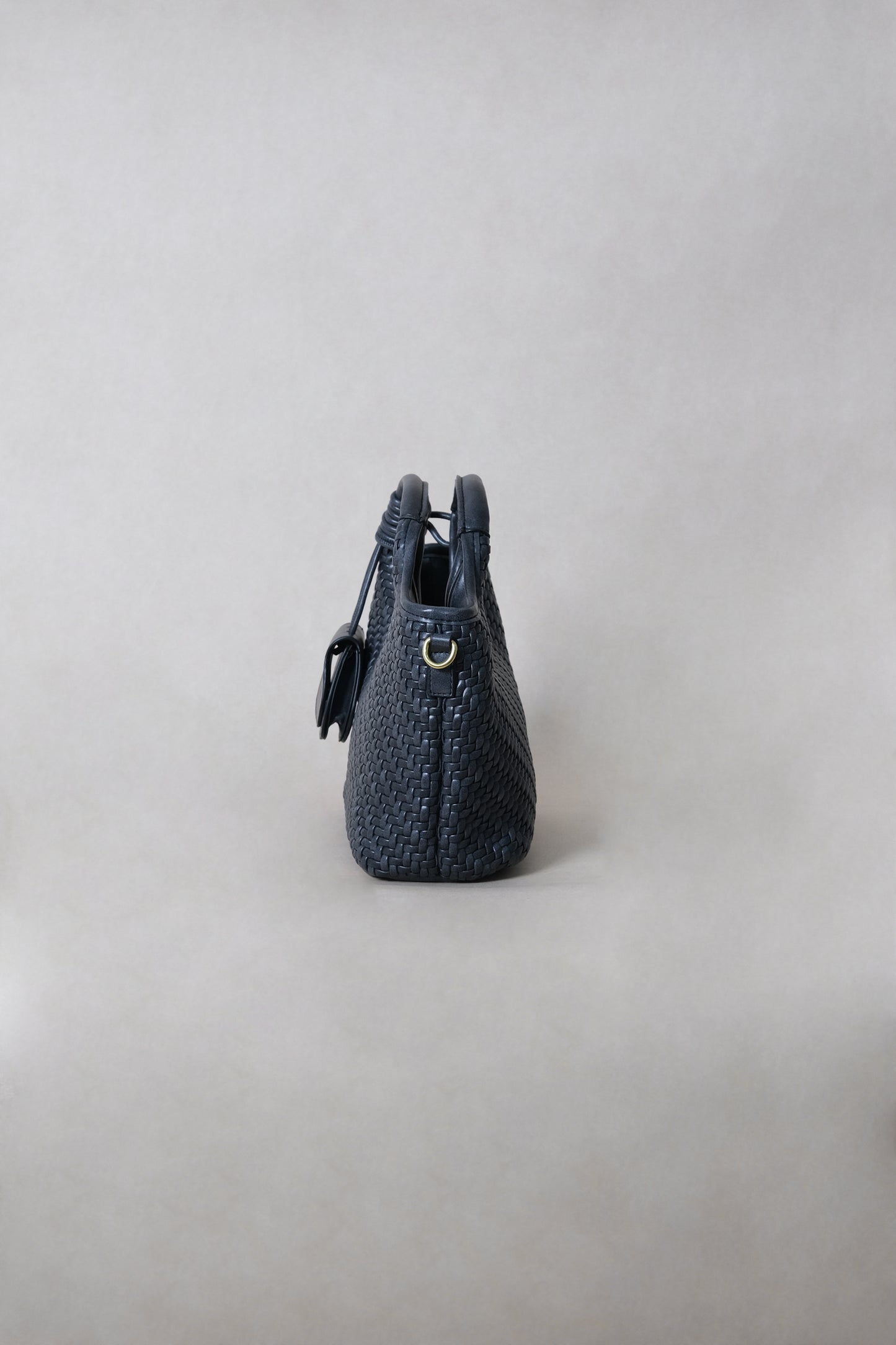 Artisan Sophia Basket Bag - Charcoal Black