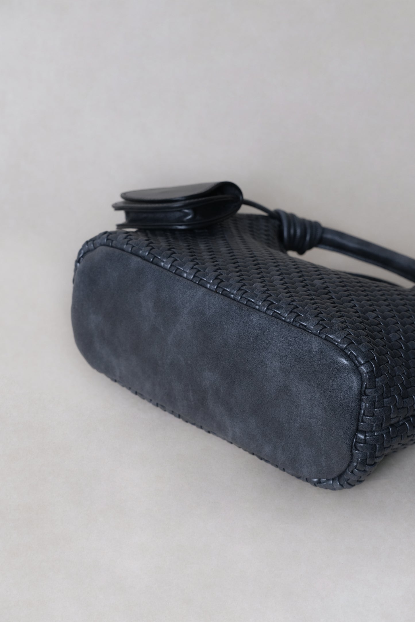 Artisan Sophia Basket Bag - Charcoal Black