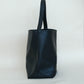 Pebbled Texture Soft Leather Simple Shoulder Bag in Classic Black