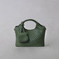 Artisan Sophia Basket Bag - Jade Green