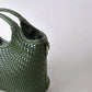 Artisan Sophia Basket Bag - Jade Green