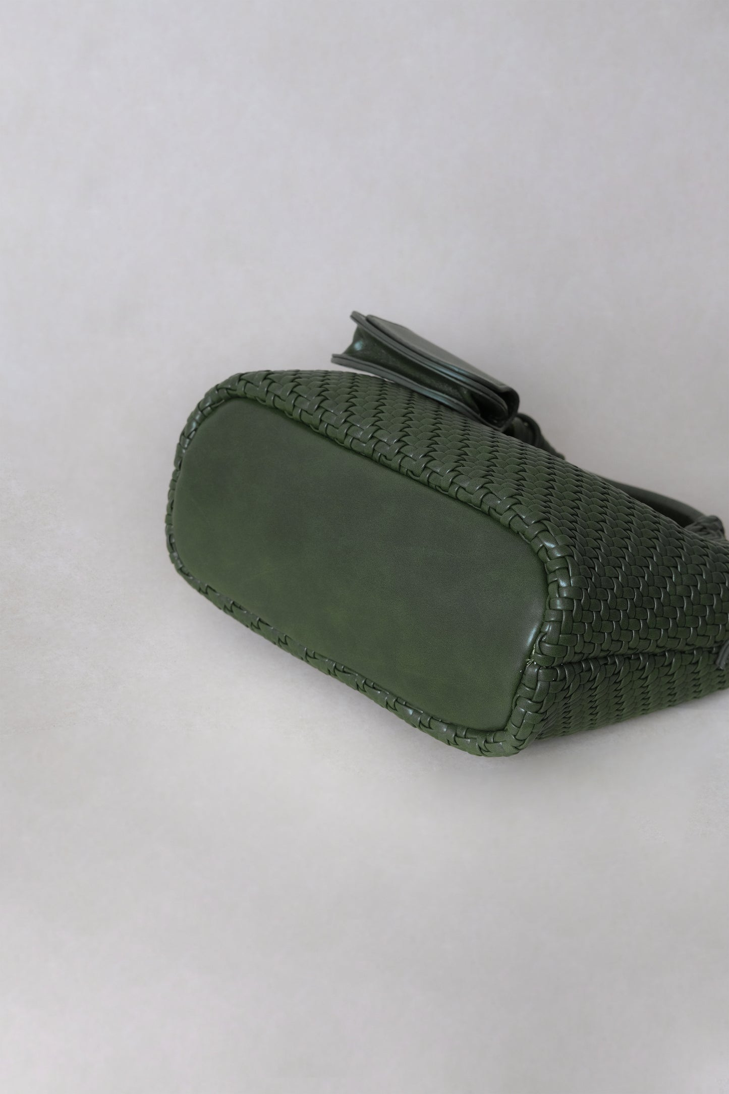 Artisan Sophia Basket Bag - Jade Green