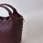 Artisan Sophia Basket Bag - Wine Red