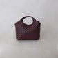 Artisan Sophia Basket Bag - Wine Red