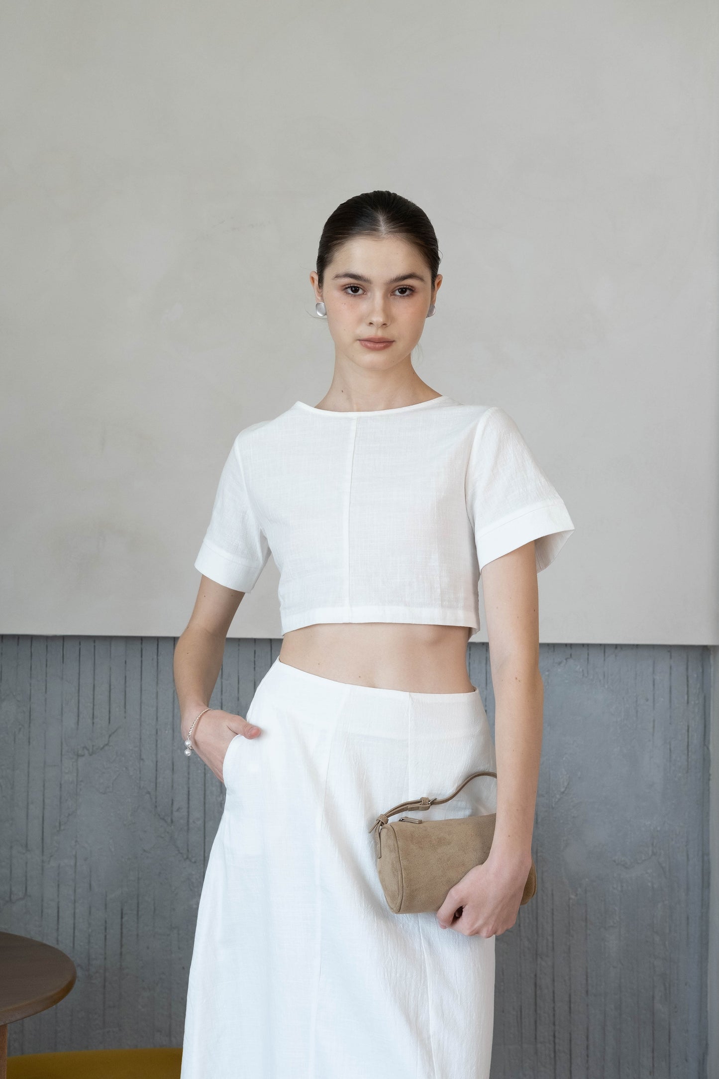 Ivory Linen Elegance Set