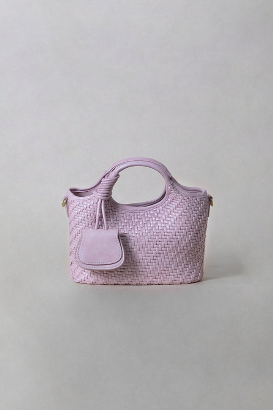 Artisan Sophia Basket Bag - Lotus Pink