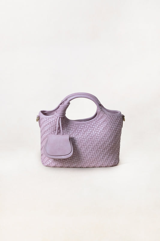 Artisan Sophia Basket Bag - Lotus Pink