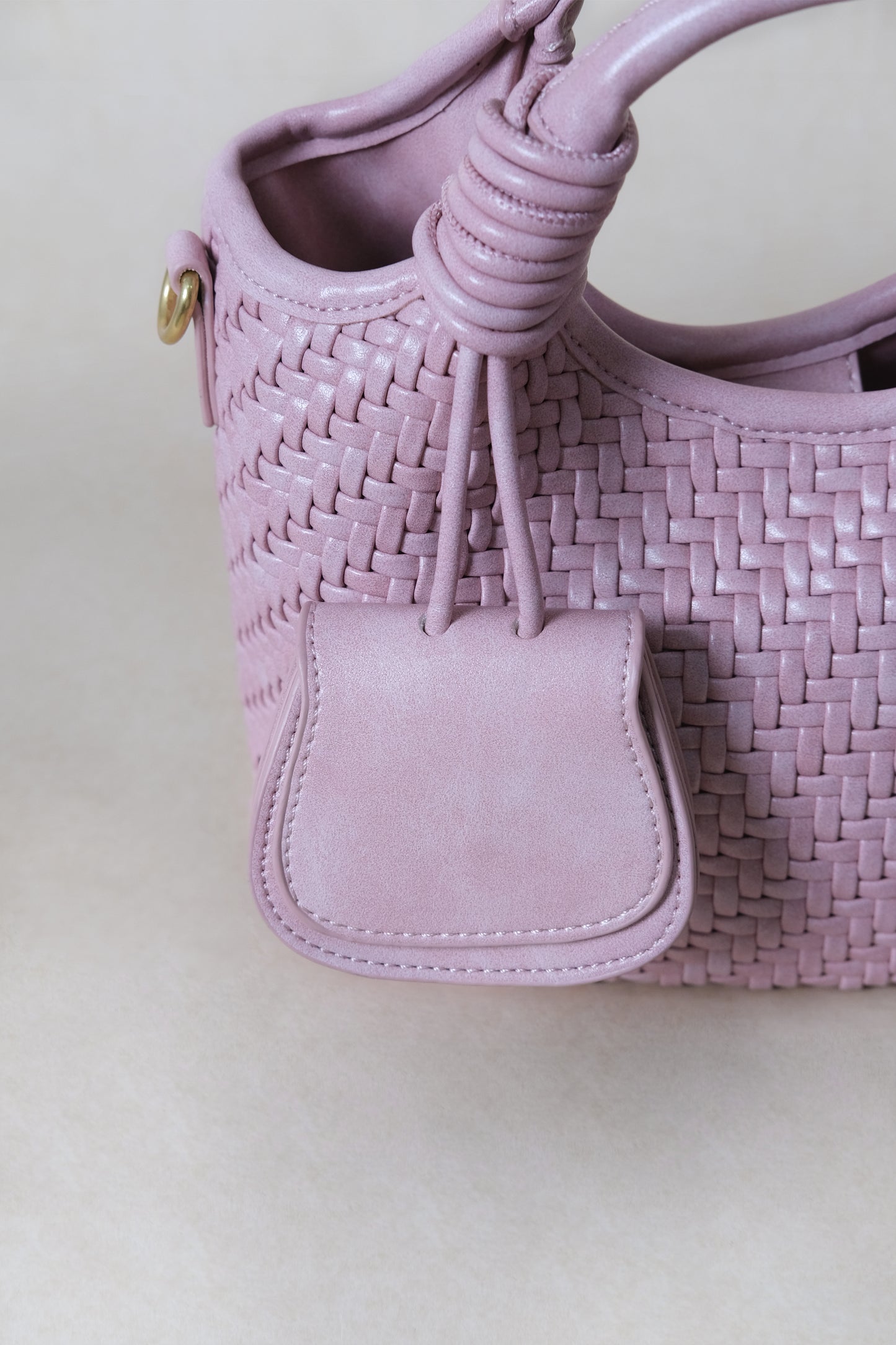 Artisan Sophia Basket Bag - Lotus Pink