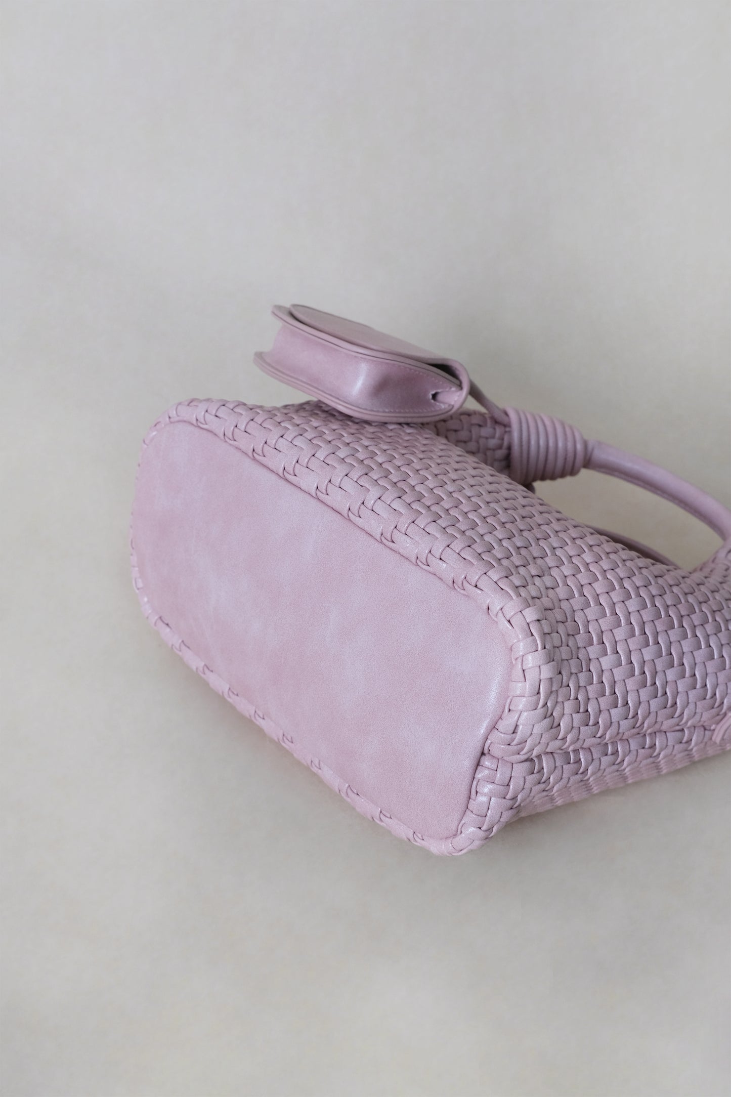 Artisan Sophia Basket Bag - Lotus Pink