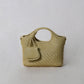 Artisan Sophia Basket Bag - Ginger Yellow