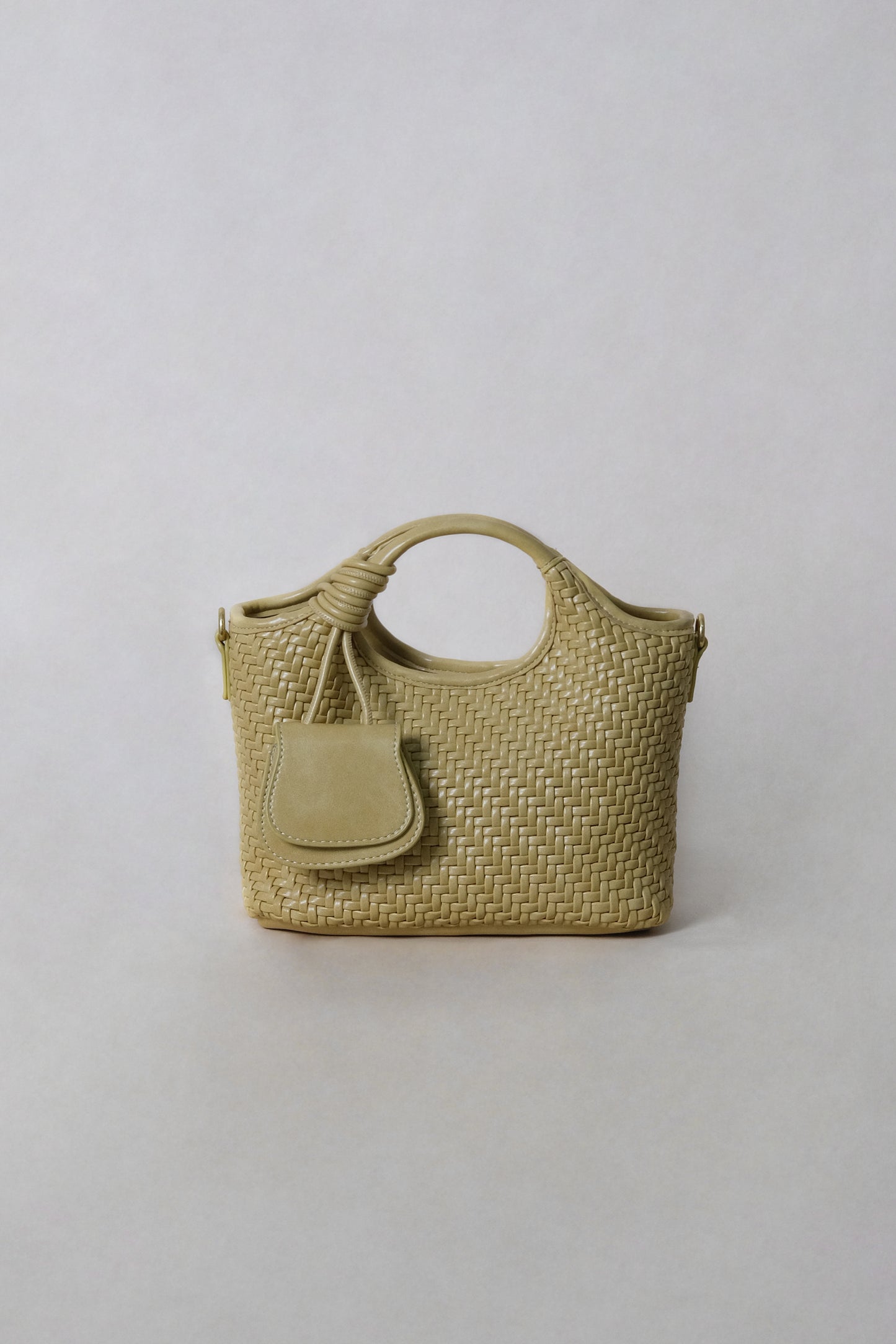 Artisan Sophia Basket Bag - Ginger Yellow