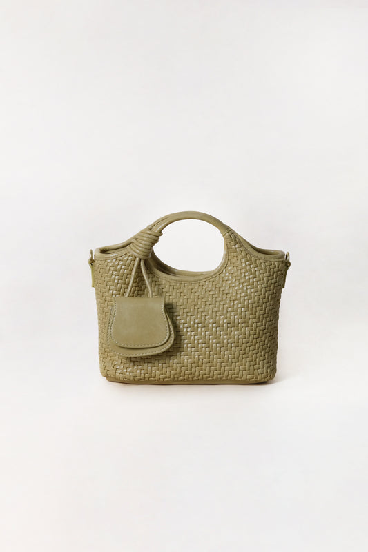 Artisan Sophia Basket Bag - Ginger Yellow