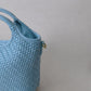Artisan Sophia Basket Bag - Sea Blue