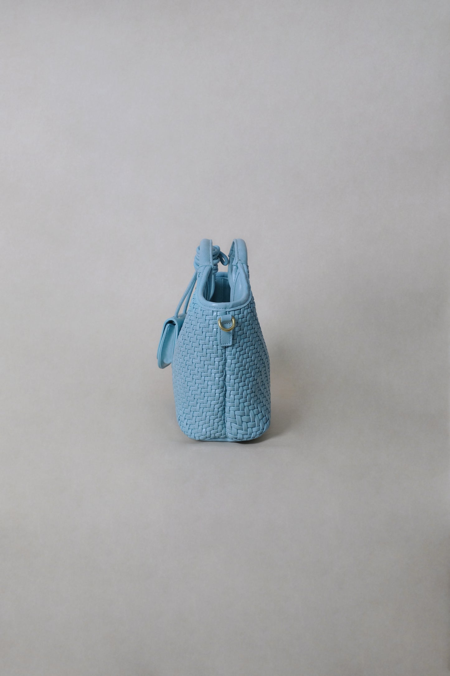 Artisan Sophia Basket Bag - Sea Blue