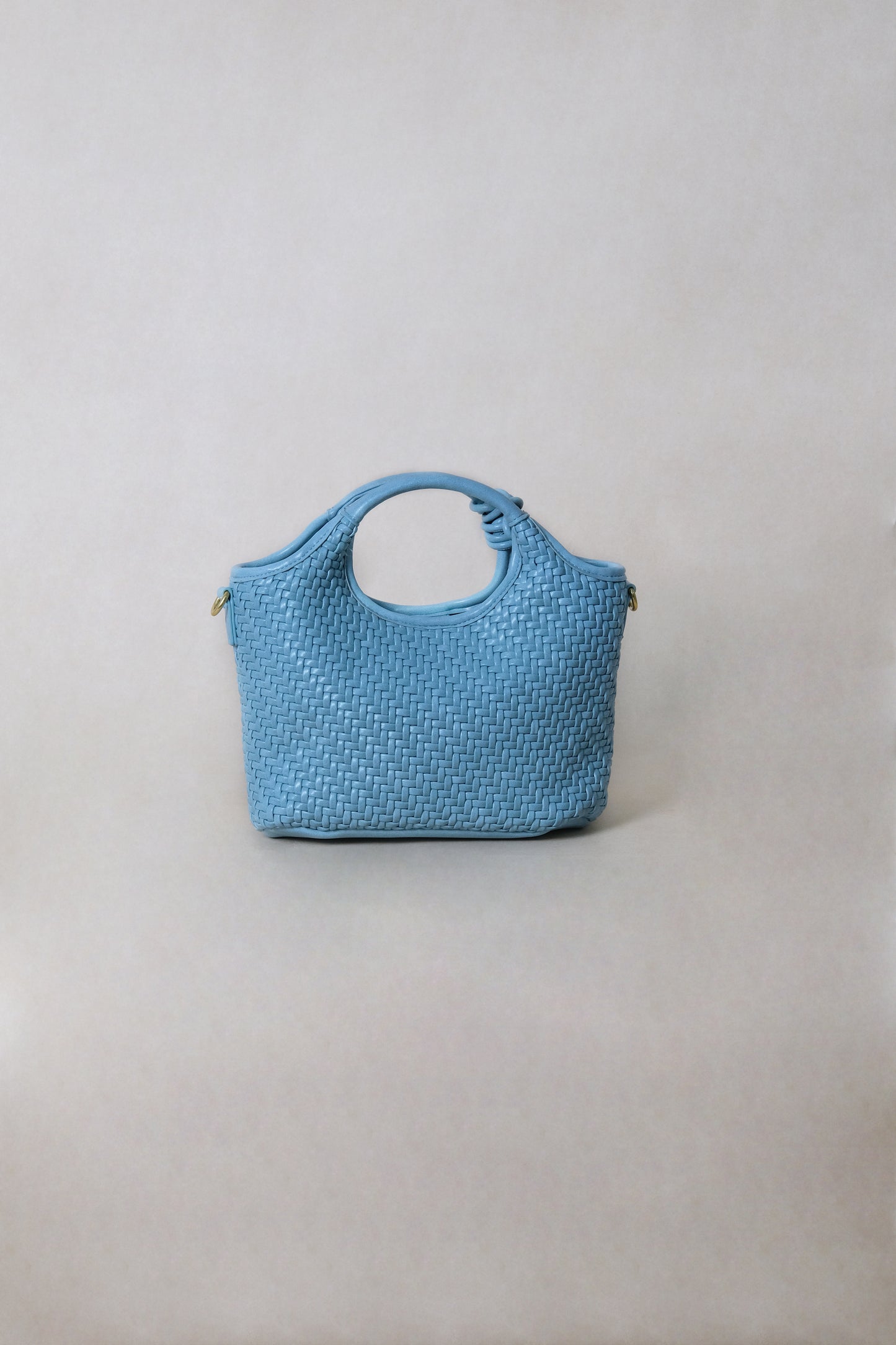 Artisan Sophia Basket Bag - Sea Blue