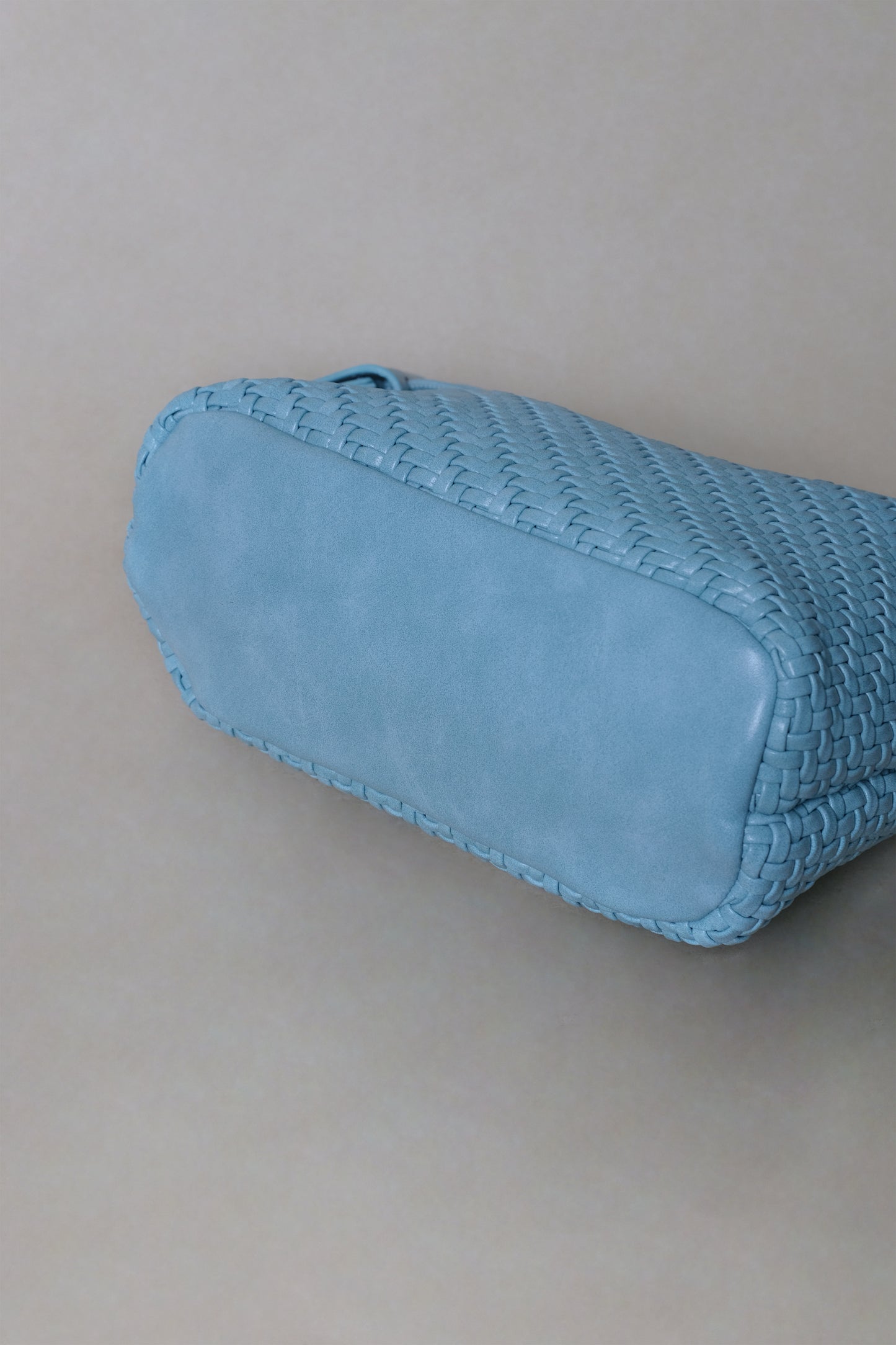 Artisan Sophia Basket Bag - Sea Blue