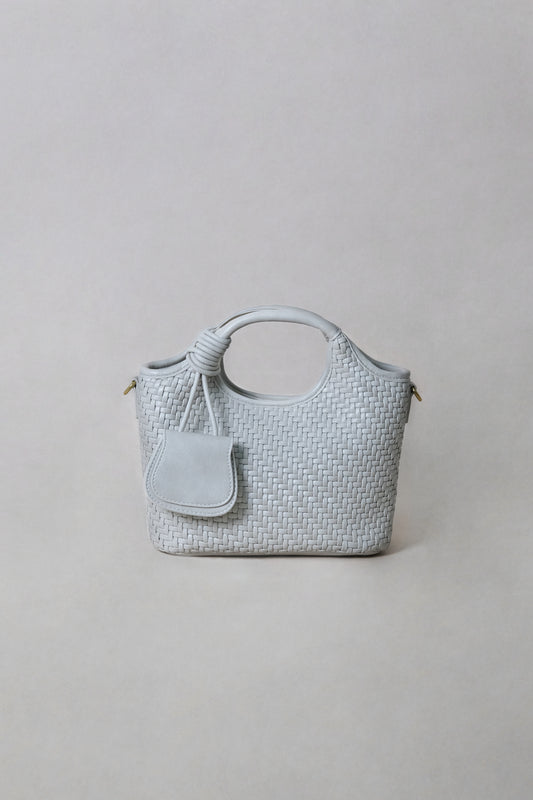 Artisan Sophia Basket Bag - White