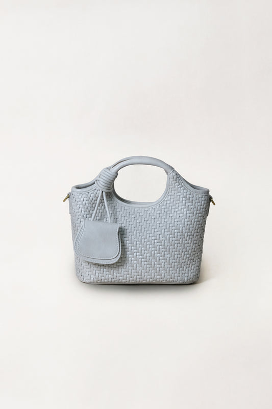 Artisan Sophia Basket Bag - White