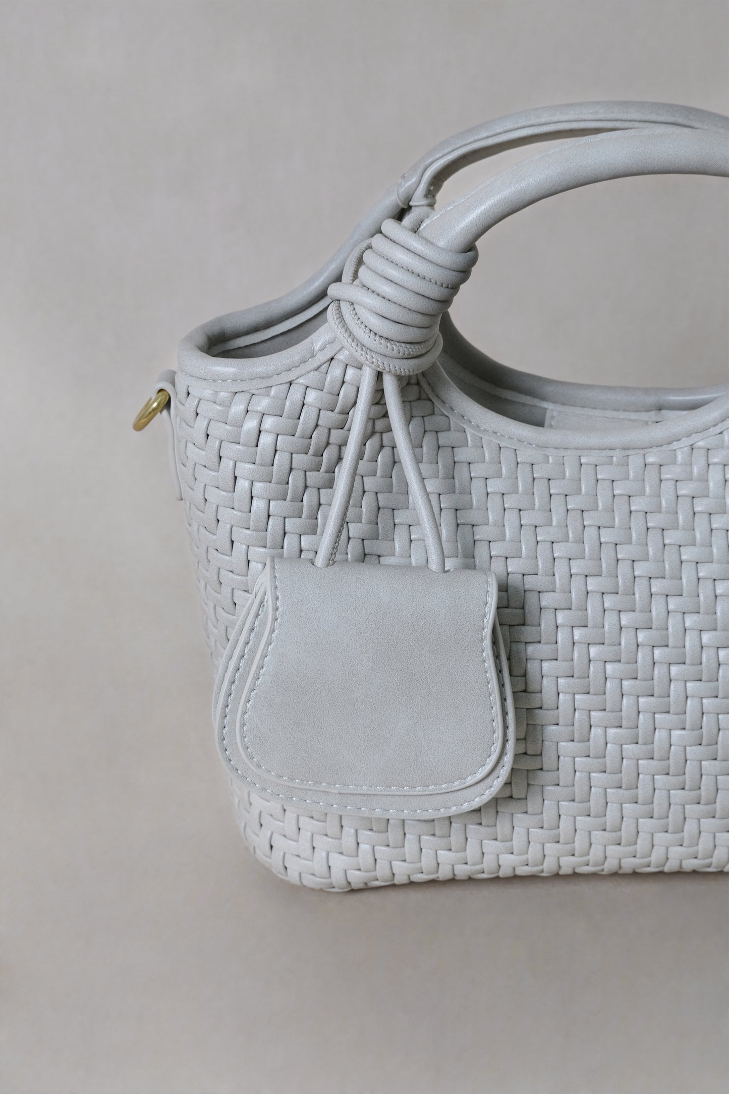 Artisan Sophia Basket Bag - White