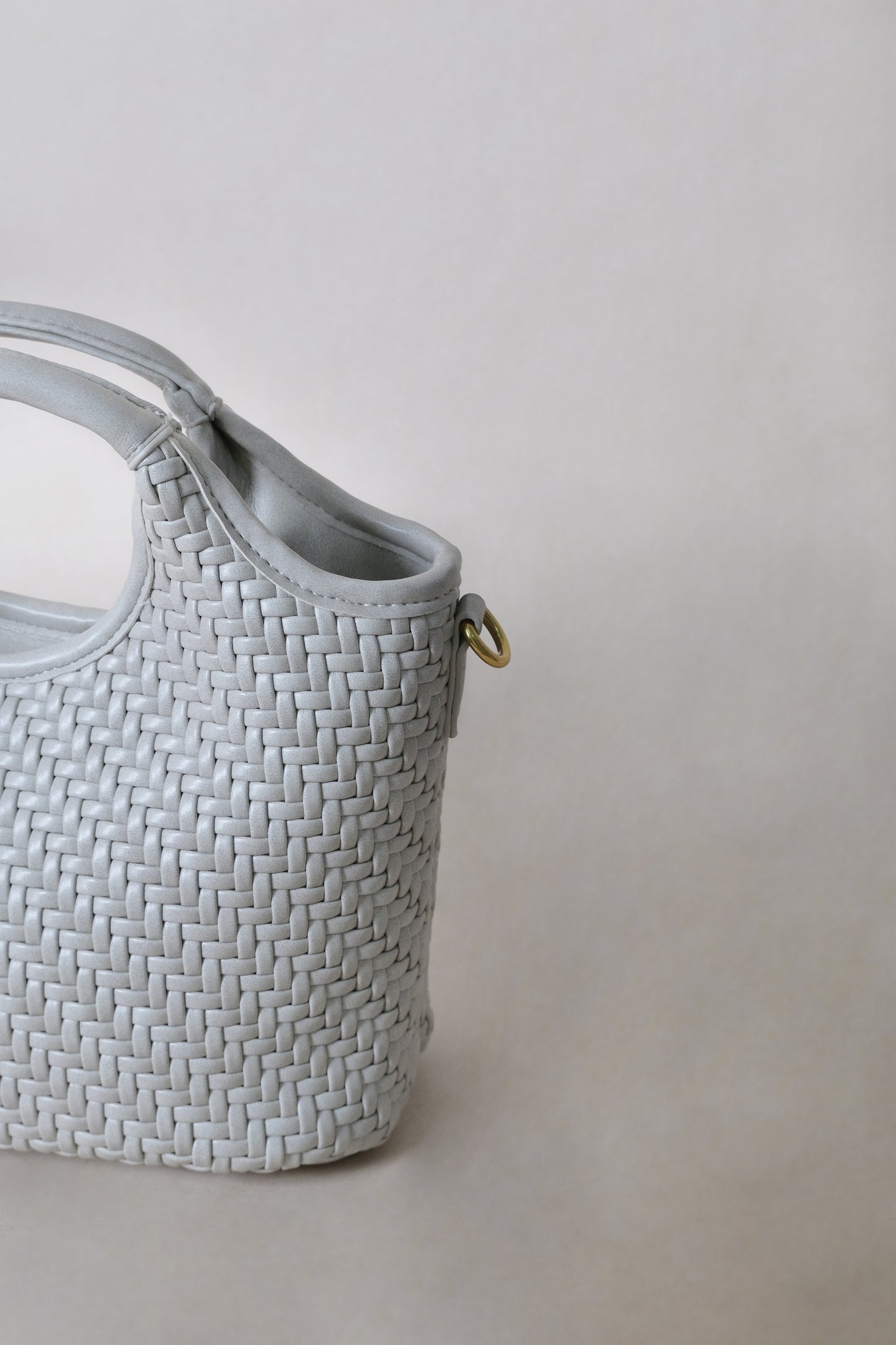 Artisan Sophia Basket Bag - White