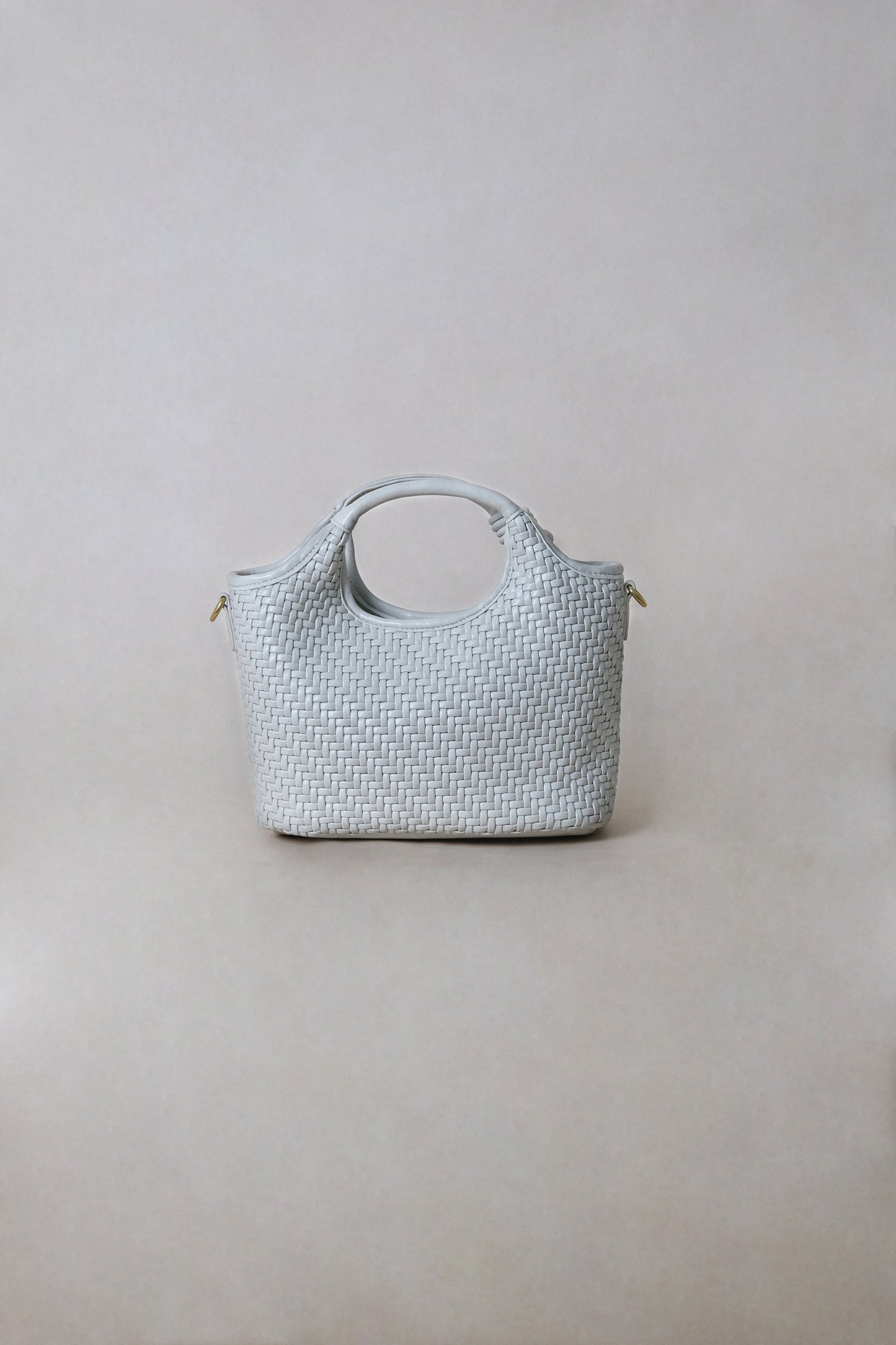 Artisan Sophia Basket Bag - White