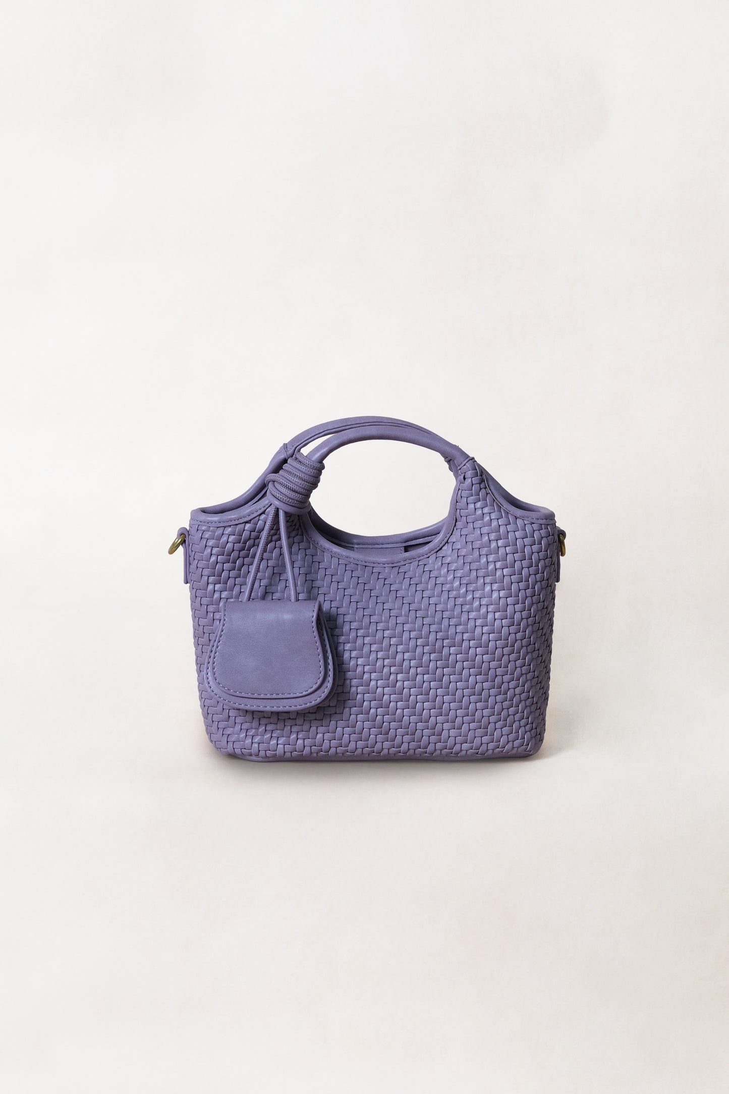 Artisan Sophia Basket Bag - Lavender Purple