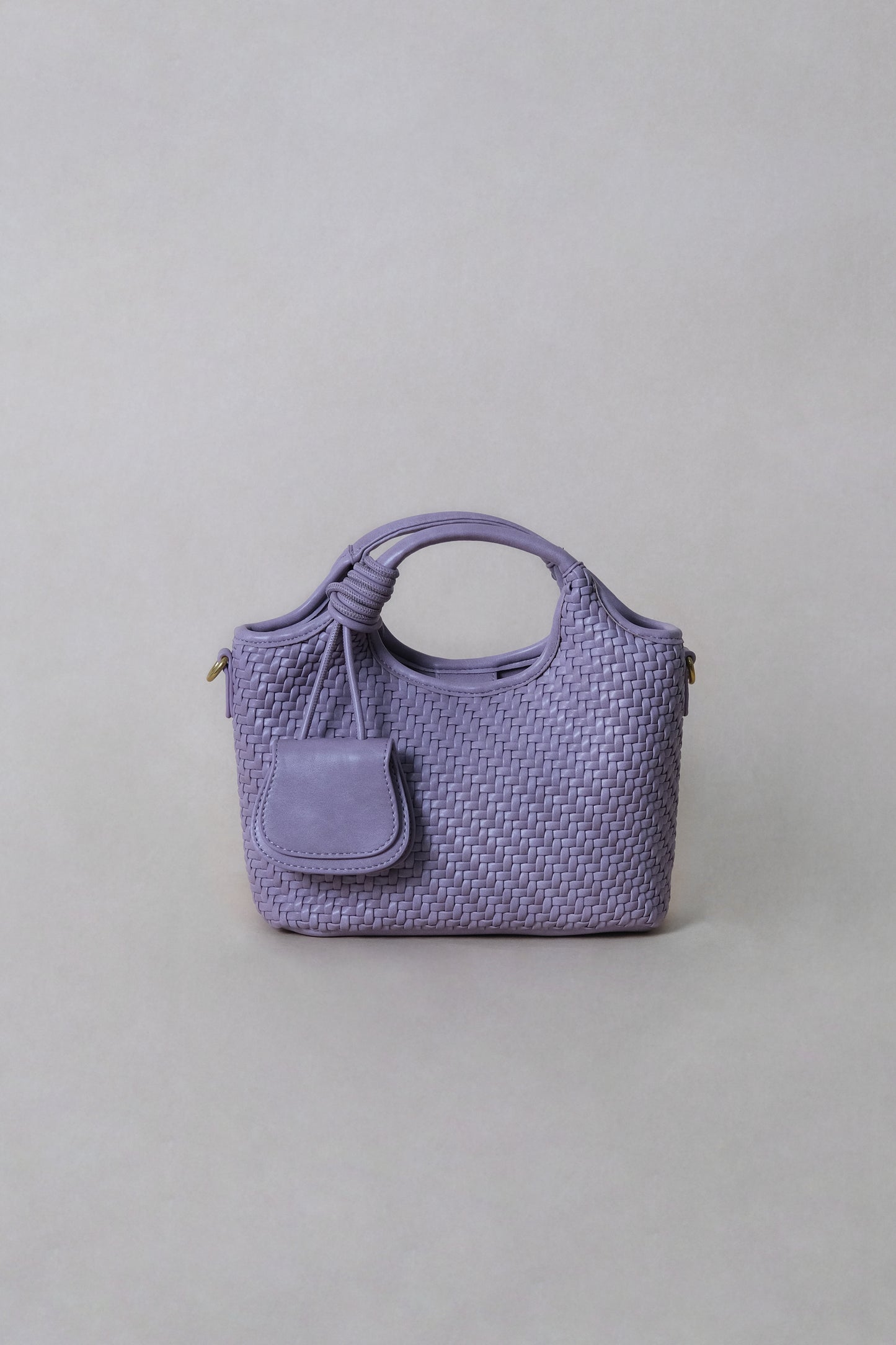 Artisan Sophia Basket Bag - Lavender Purple