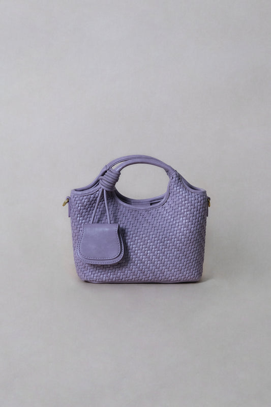 Artisan Sophia Basket Bag - Lavender Purple