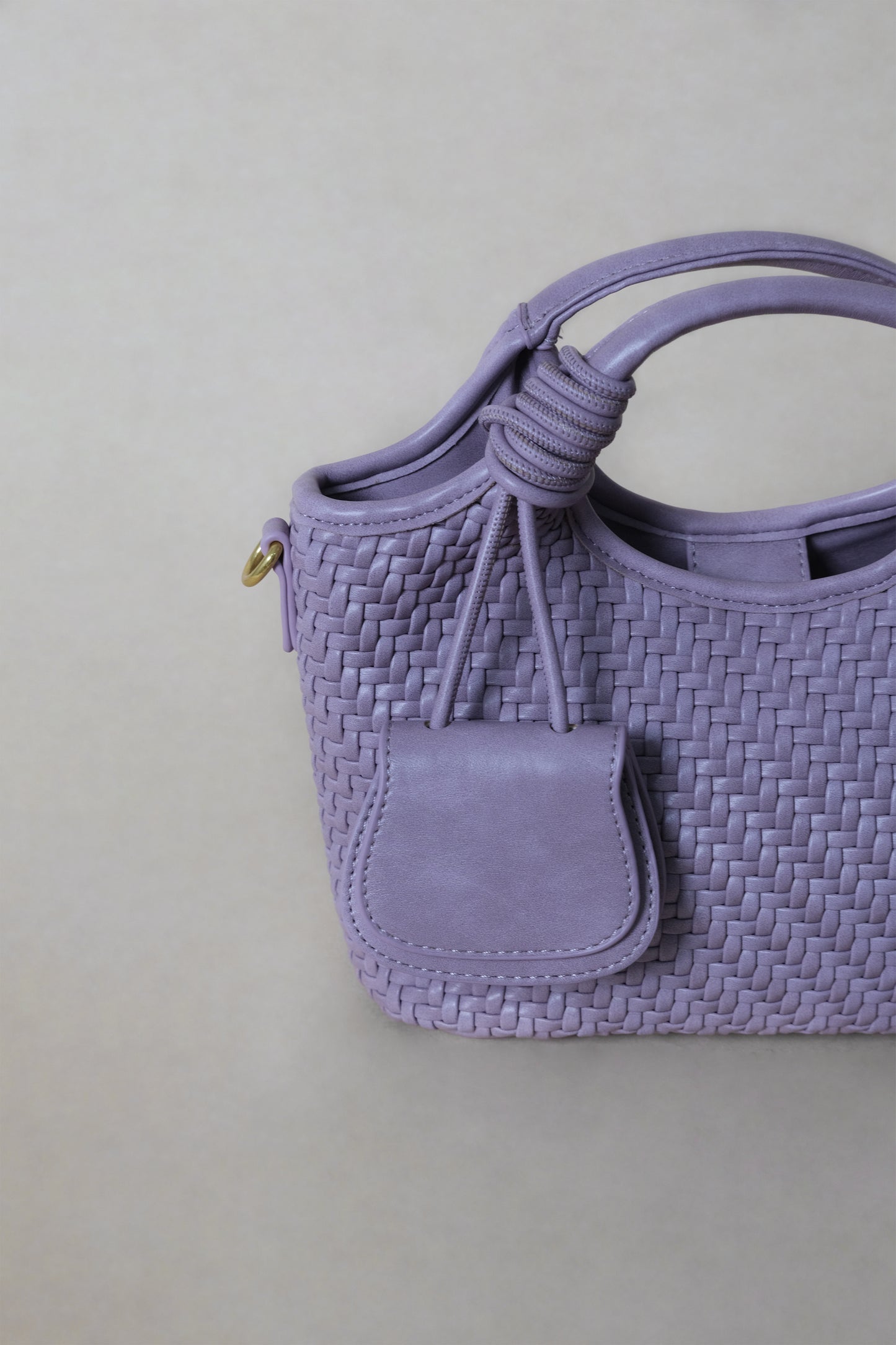 Artisan Sophia Basket Bag - Lavender Purple