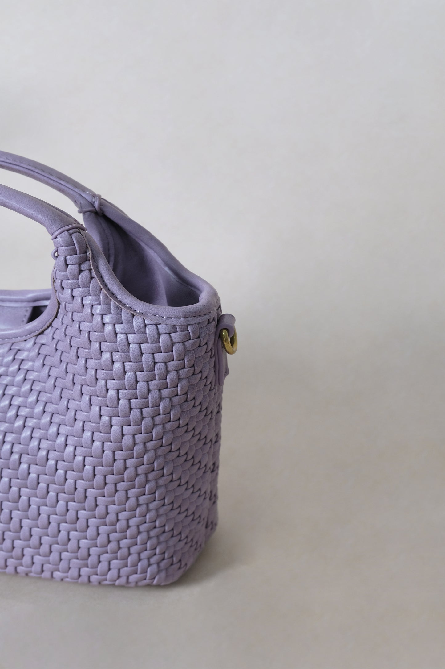 Artisan Sophia Basket Bag - Lavender Purple