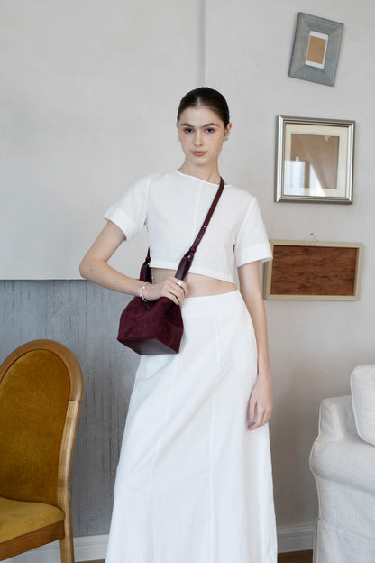 Époque Bucket Bag - Reddish Purple