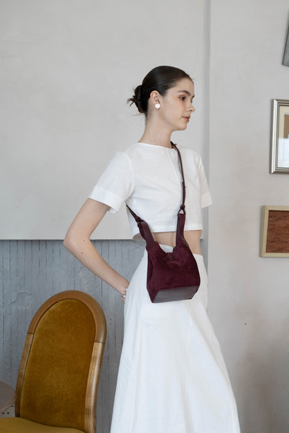 Époque Bucket Bag - Reddish Purple