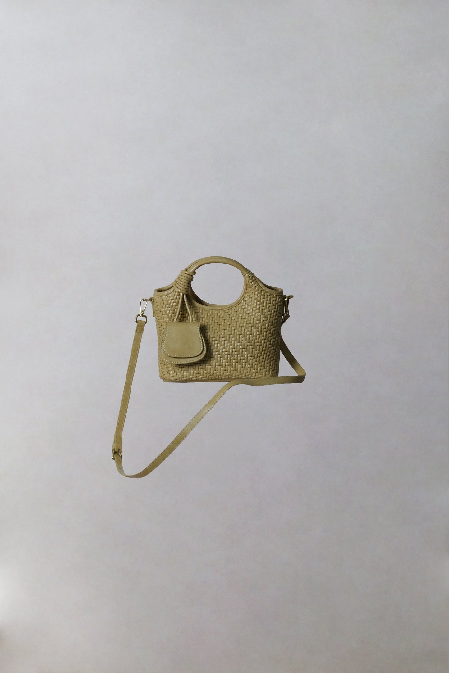 Artisan Sophia Basket Bag - Ginger Yellow