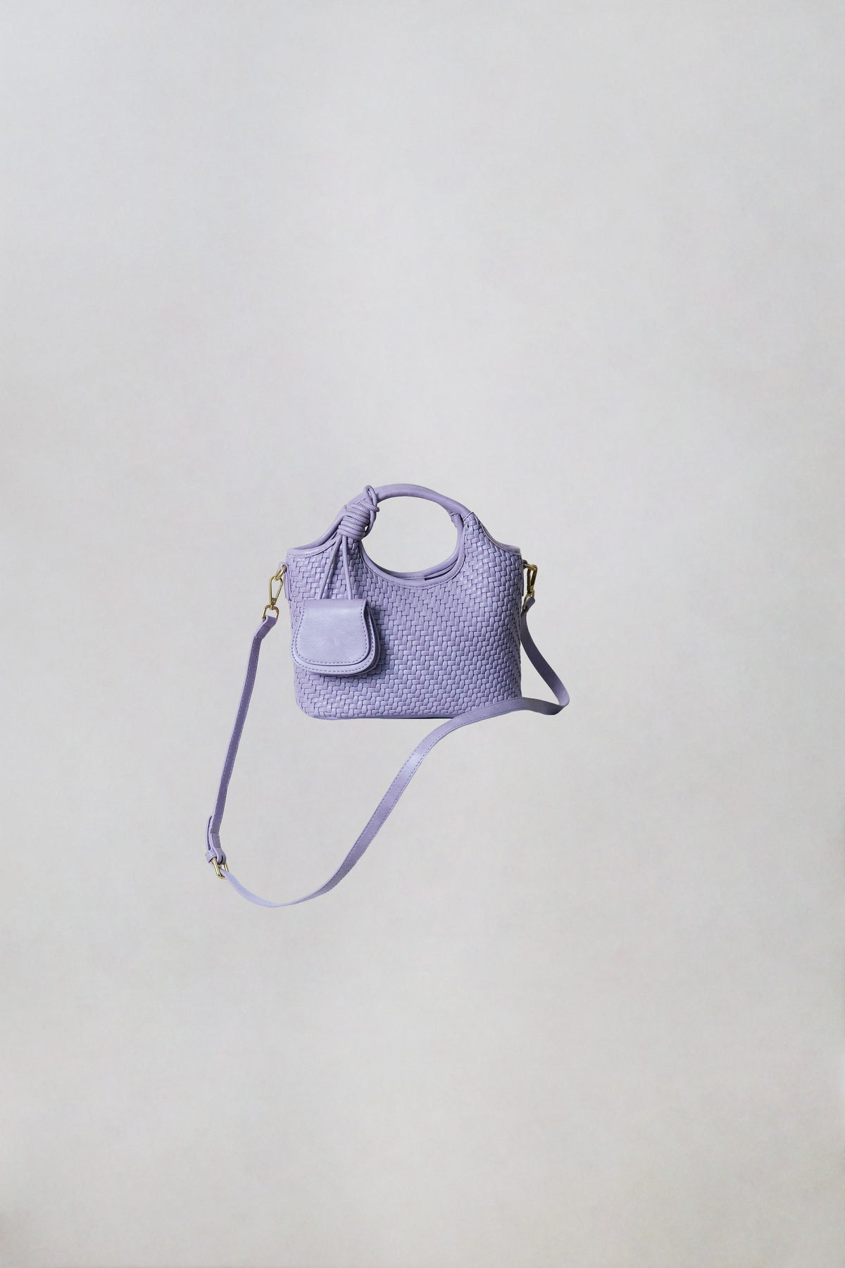 Artisan Sophia Basket Bag - Lavender Purple
