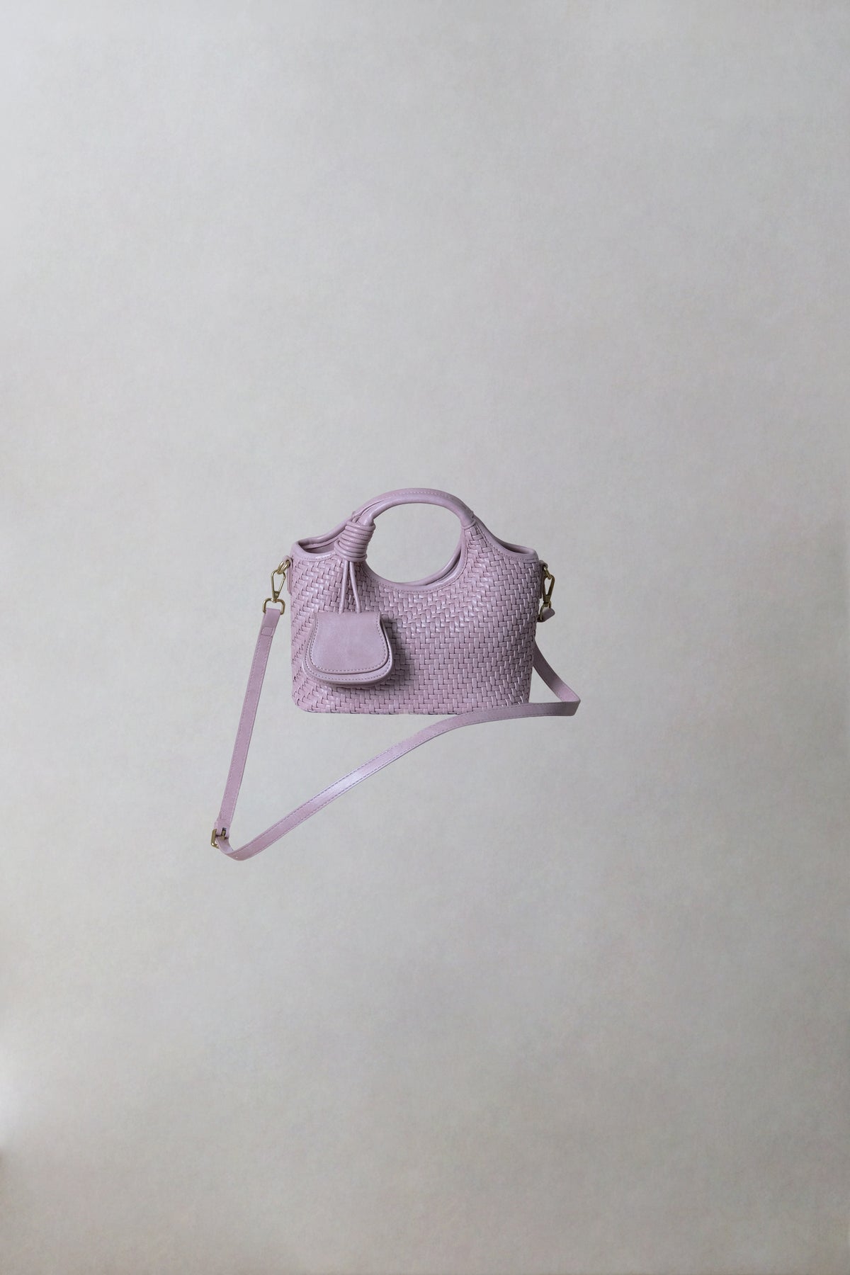 Artisan Sophia Basket Bag - Lotus Pink