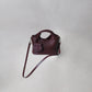 Artisan Sophia Basket Bag - Wine Red