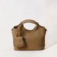 Artisan Claire Basket Bag - Apricot Yellow