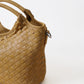 Artisan Claire Basket Bag - Apricot Yellow