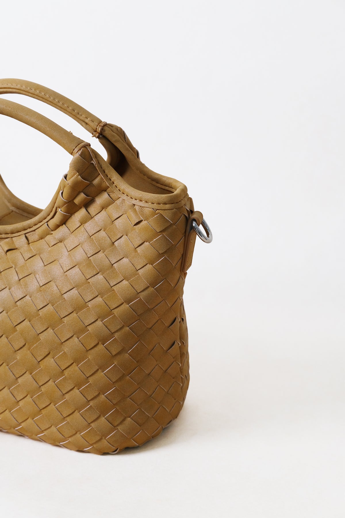 Artisan Claire Basket Bag - Apricot Yellow