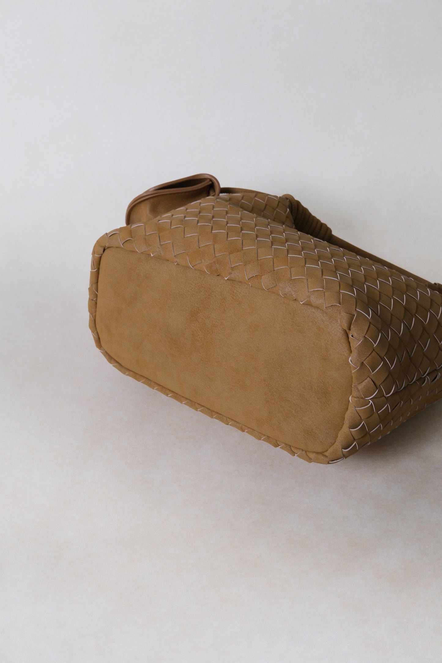 Artisan Claire Basket Bag - Apricot Yellow