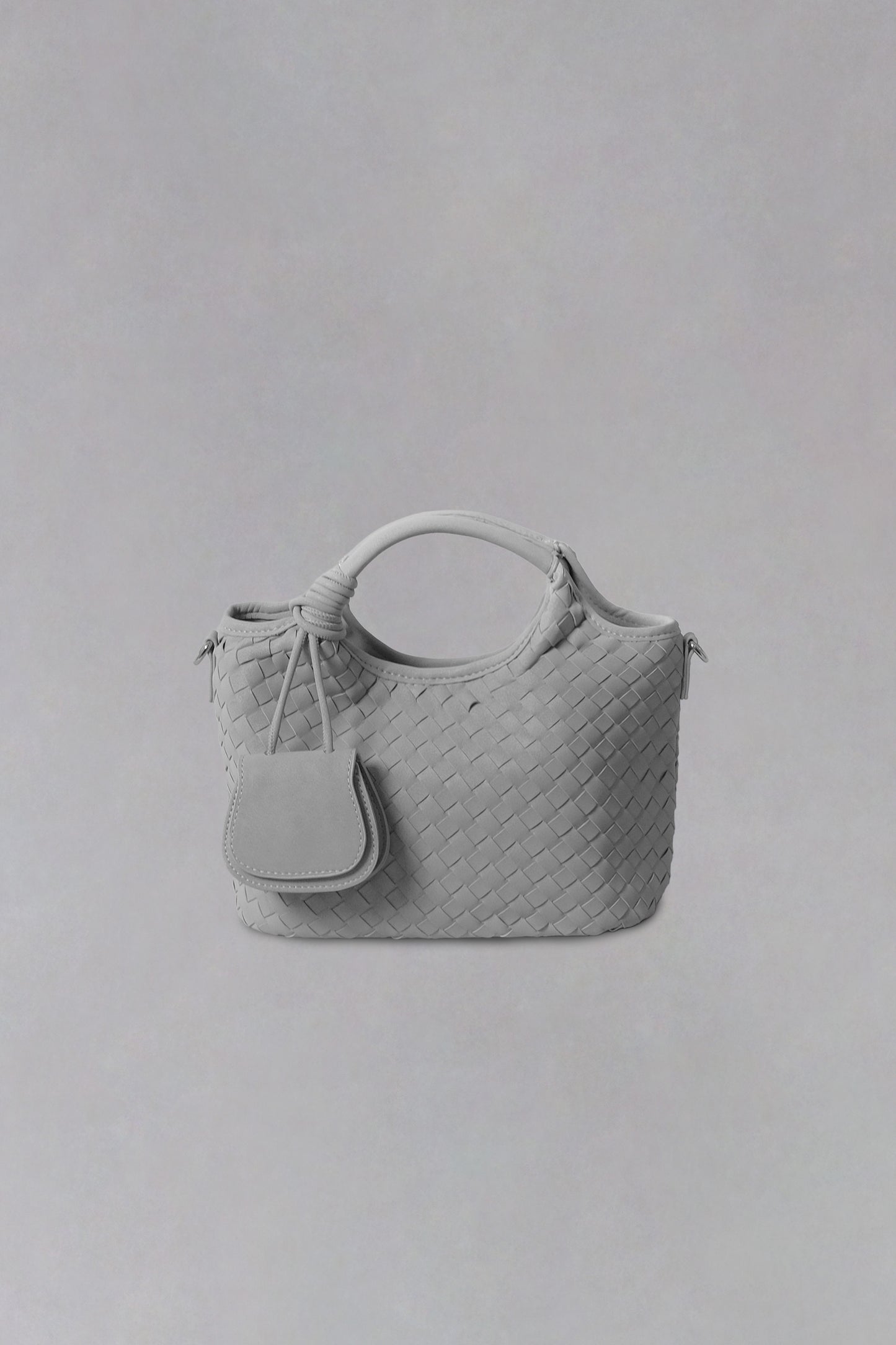 Artisan Claire Basket Bag - Stone Gray