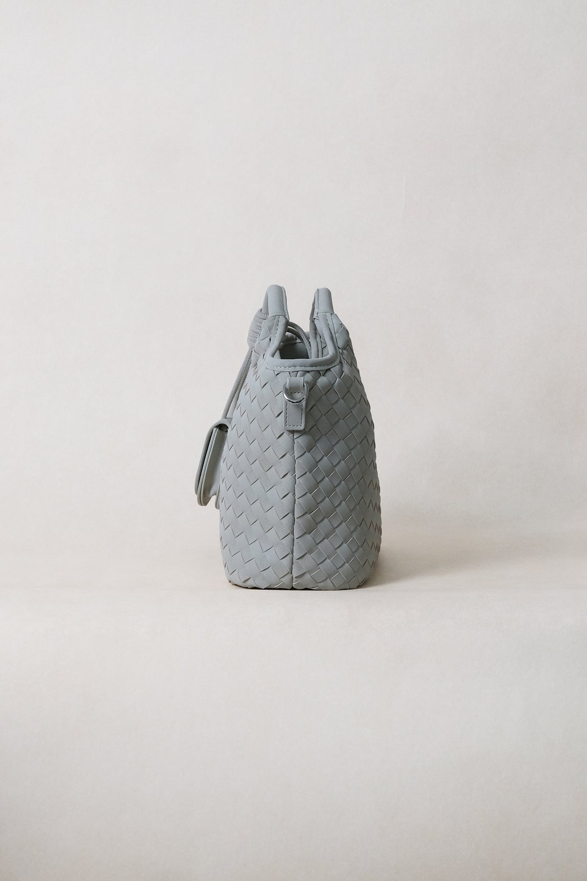 Artisan Claire Basket Bag - Stone Gray