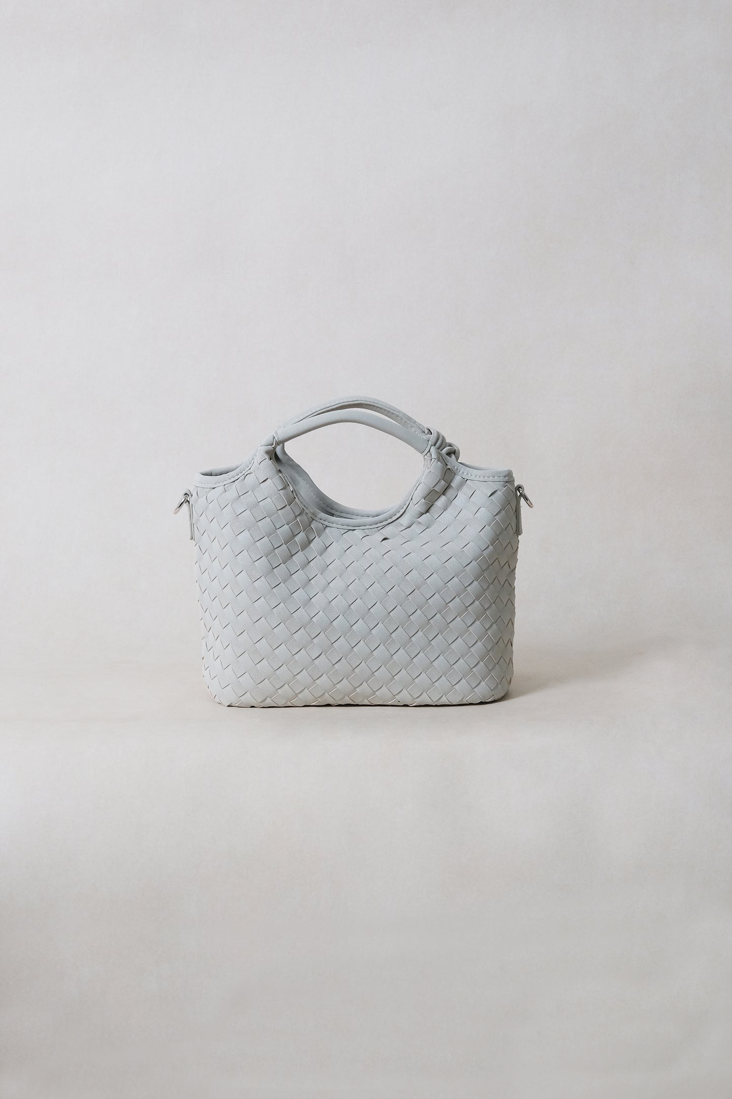 Artisan Claire Basket Bag - Stone Gray
