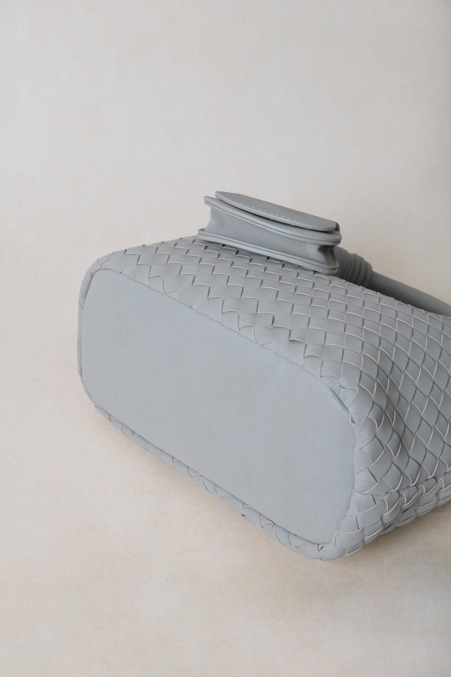 Artisan Claire Basket Bag - Stone Gray