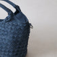 Artisan Claire Basket Bag - Steel Blue