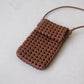 Artisan Woven Grace Pouch - Brown