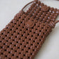 Artisan Woven Grace Pouch - Brown